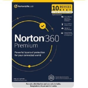 norton 360 premium 10 users 3 years